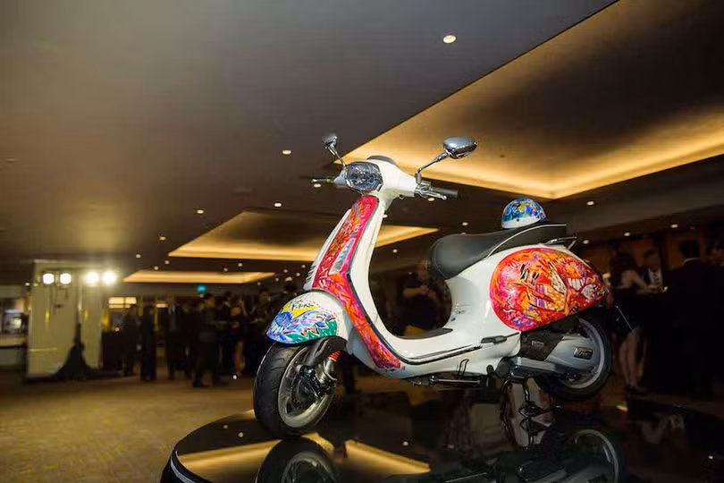 vespa sprint gia gan 600 trieu dong lap ky luc xe scooter dat nhat viet nam