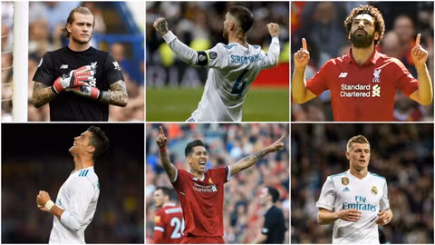 Những cầu thủ hay nhất của Real và Liverpool ở từng vị trí
