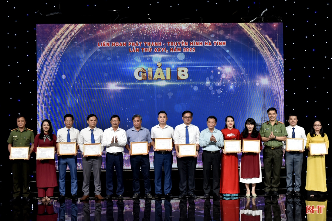 58 tác phẩm được trao giải tại Liên hoan Phát thanh - Truyền hình Hà Tĩnh