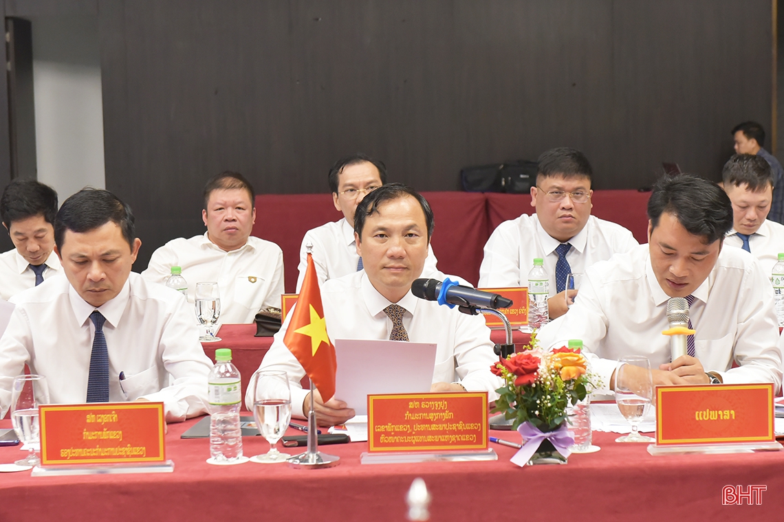 Tăng cường xúc tiến đầu tư giữa Hà Tĩnh và Khăm Muộn