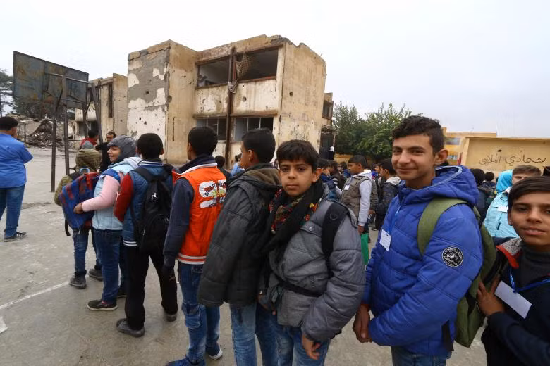 Thoát khỏi phiến quân IS, nhiều trường học ở Raqqa vẫn giữa đống đổ nát