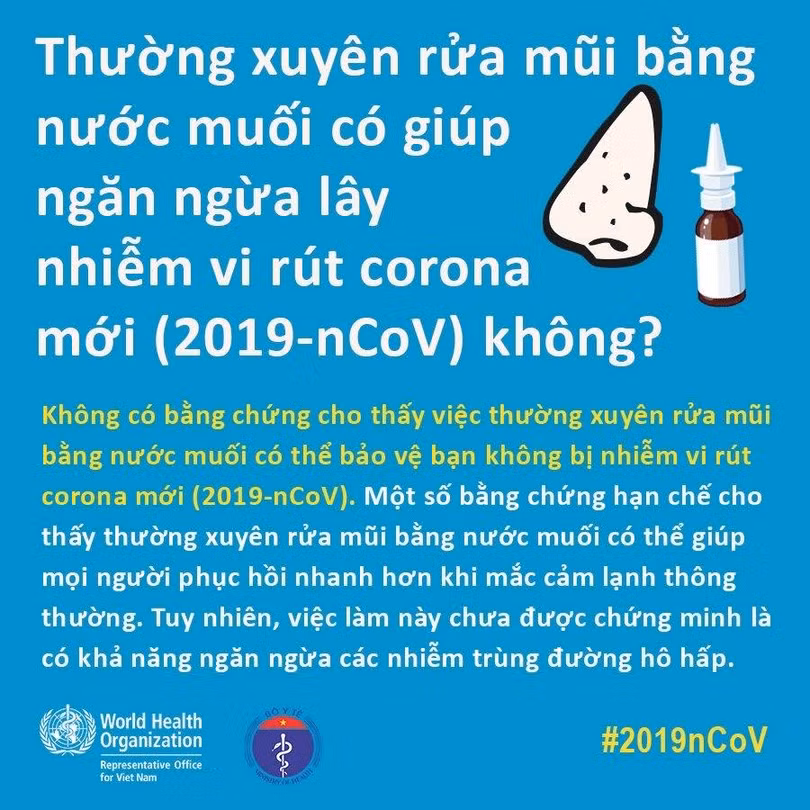 Bộ Y tế giải đáp thắc mắc về nCoV bằng hình ảnh