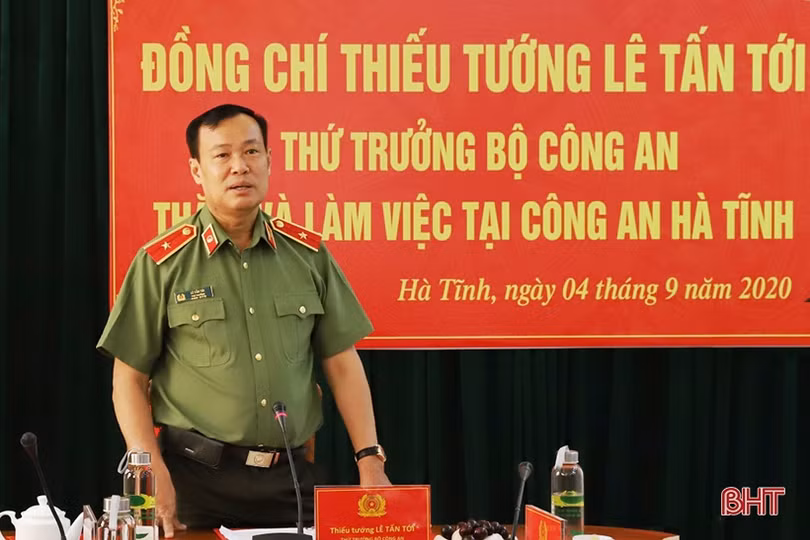 Thiếu tướng Lê Tấn Tới: Nắm chắc tình hình, không để bị động, bất ngờ về ANTT ở Hà Tĩnh