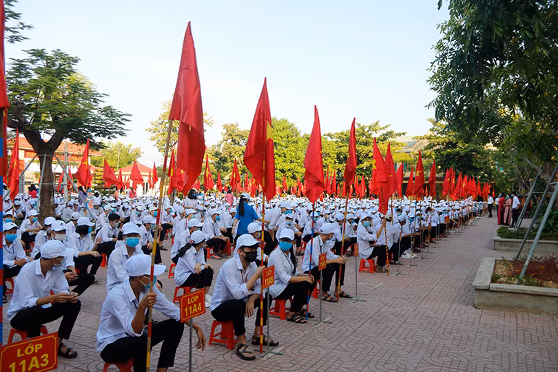 Sáng nay, 668 trường học ở Hà Tĩnh khai giảng năm học mới
