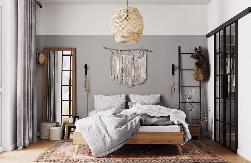 Căn hộ lạ mắt với đồ nội thất mây tre đan