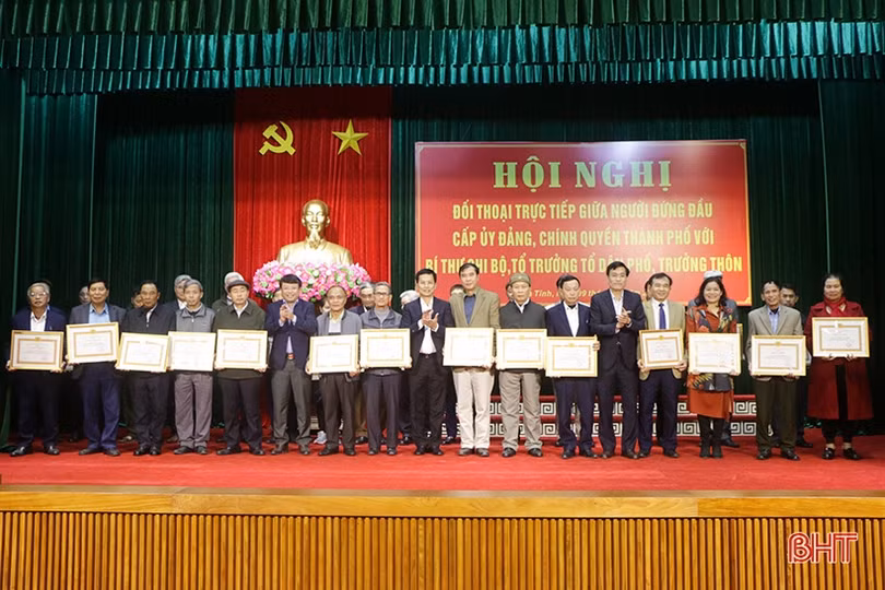 Cán bộ thôn, tổ dân phố là “cánh tay nối dài” của chính quyền TP Hà Tĩnh tại cơ sở
