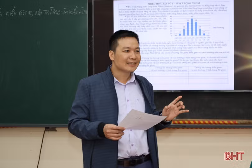 Bộ sách giáo khoa Cánh Diều liên tục được thực nghiệm tại Hà Tĩnh