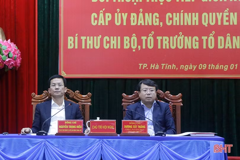 Cán bộ thôn, tổ dân phố là “cánh tay nối dài” của chính quyền TP Hà Tĩnh tại cơ sở