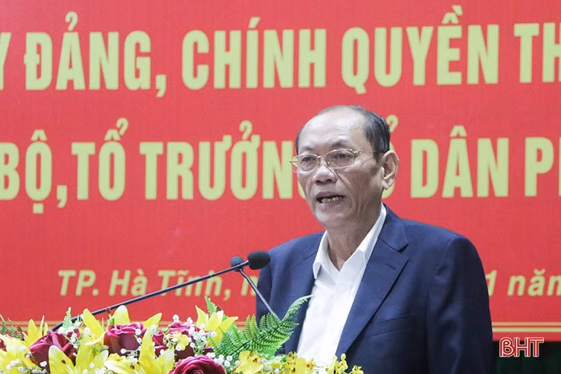Cán bộ thôn, tổ dân phố là “cánh tay nối dài” của chính quyền TP Hà Tĩnh tại cơ sở