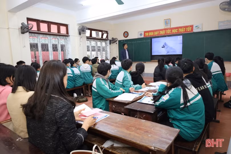 Bộ sách giáo khoa Cánh Diều liên tục được thực nghiệm tại Hà Tĩnh