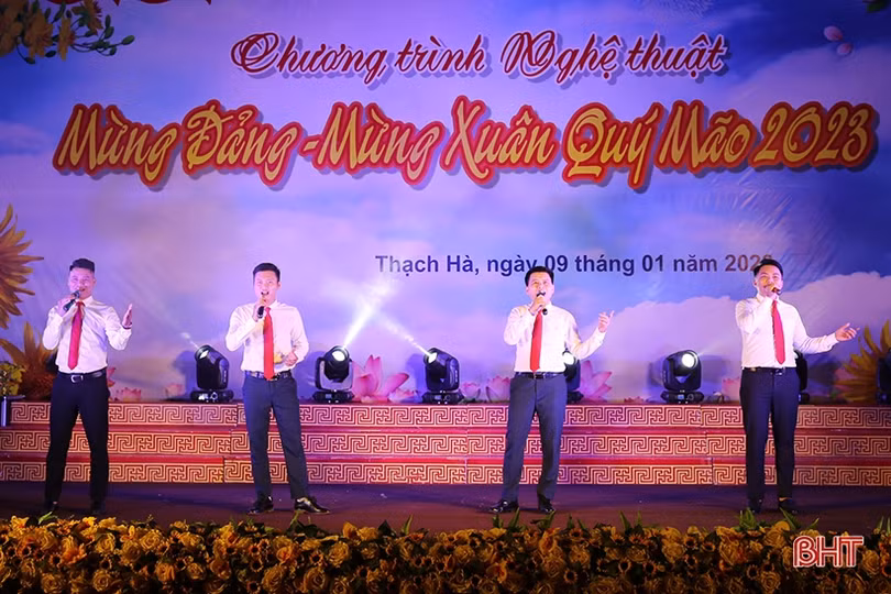 Đặc sắc chương trình nghệ thuật mừng Đảng - mừng xuân tại Thạch Hà