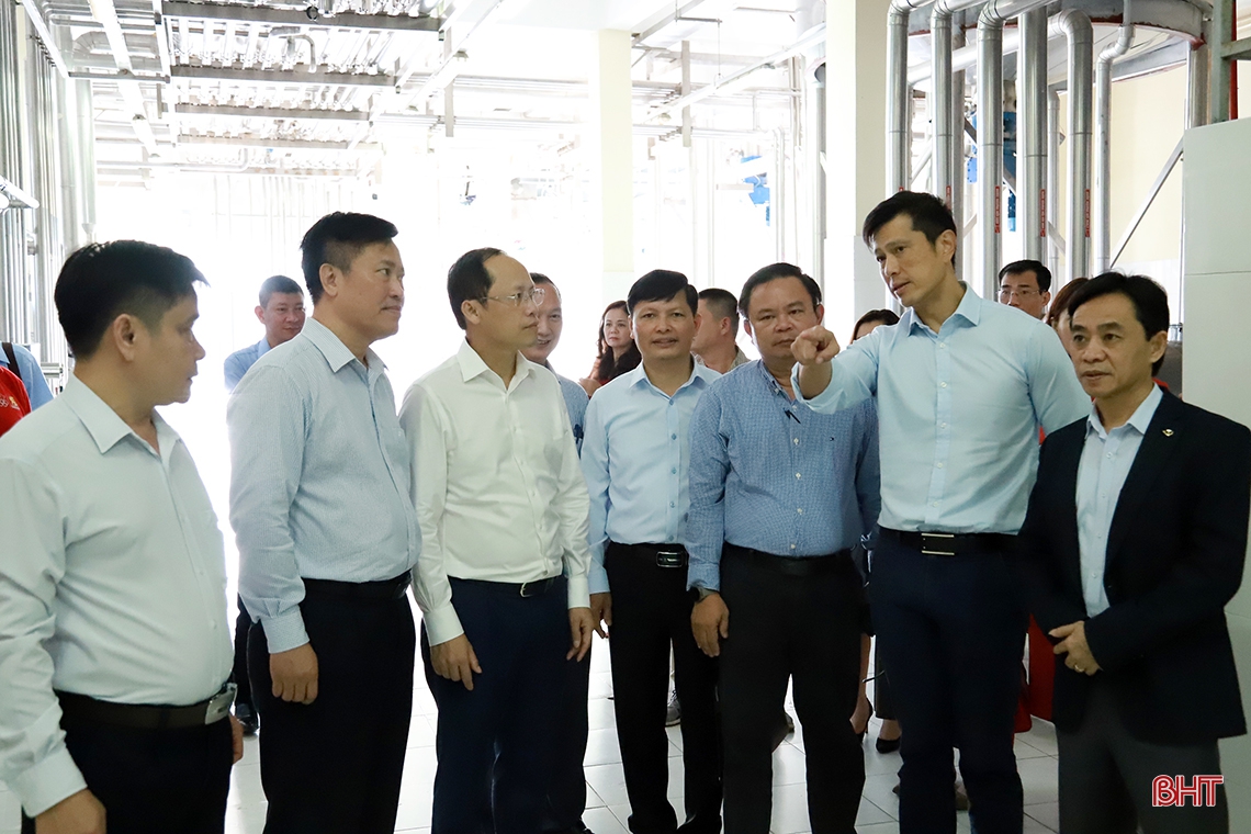 Hà Tĩnh đã tạo được niềm tin để Sabeco đầu tư sản xuất lâu dài
