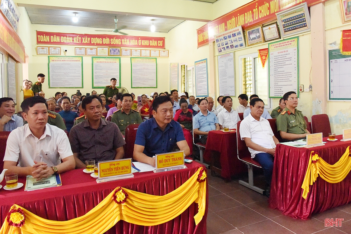 Chủ tịch UBND tỉnh dự Ngày hội toàn dân bảo vệ an ninh Tổ quốc tại Kỳ Anh
