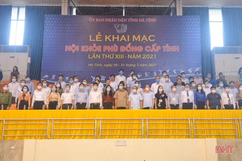 Hà Tĩnh khai mạc Hội khỏe Phù Đổng lần thứ XIII