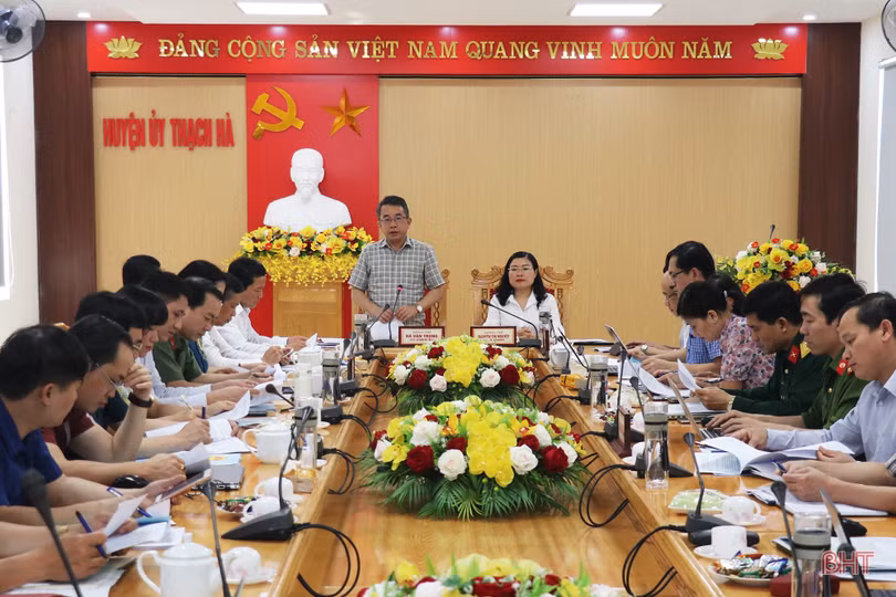 Thạch Hà cần chủ động các phương án về công tác nhân sự trong bầu cử