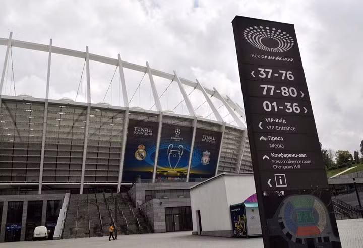 Sân Olimpiyskiy sẵn sàng cho trận chung kết Champions League
