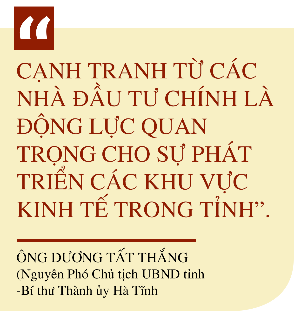 Hà Tĩnh - “Đất lành” cho các nhà đầu tư