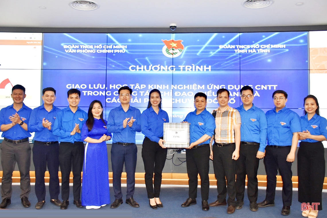 Tỉnh đoàn Hà Tĩnh giao lưu, học tập kinh nghiệm Đoàn Thanh niên Văn phòng Chính phủ