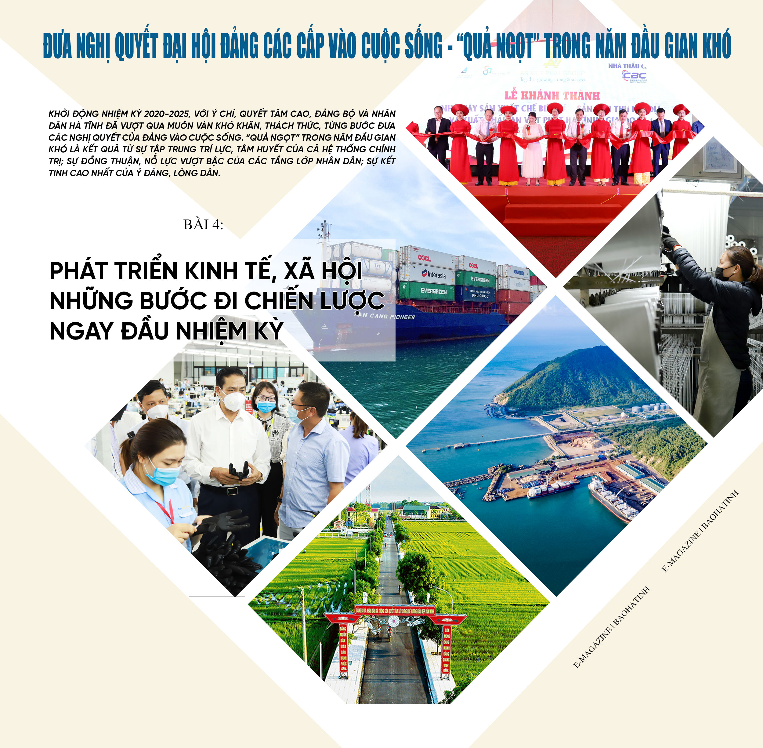 Đưa nghị quyết đại hội Đảng các cấp vào cuộc sống - “quả ngọt” trong năm đầu gian khó (bài 4): Phát triển kinh tế, xã hội - những bước đi chiến lược ngay đầu nhiệm kỳ
