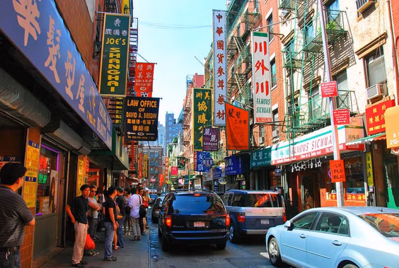 goc pho dam mau o chinatown