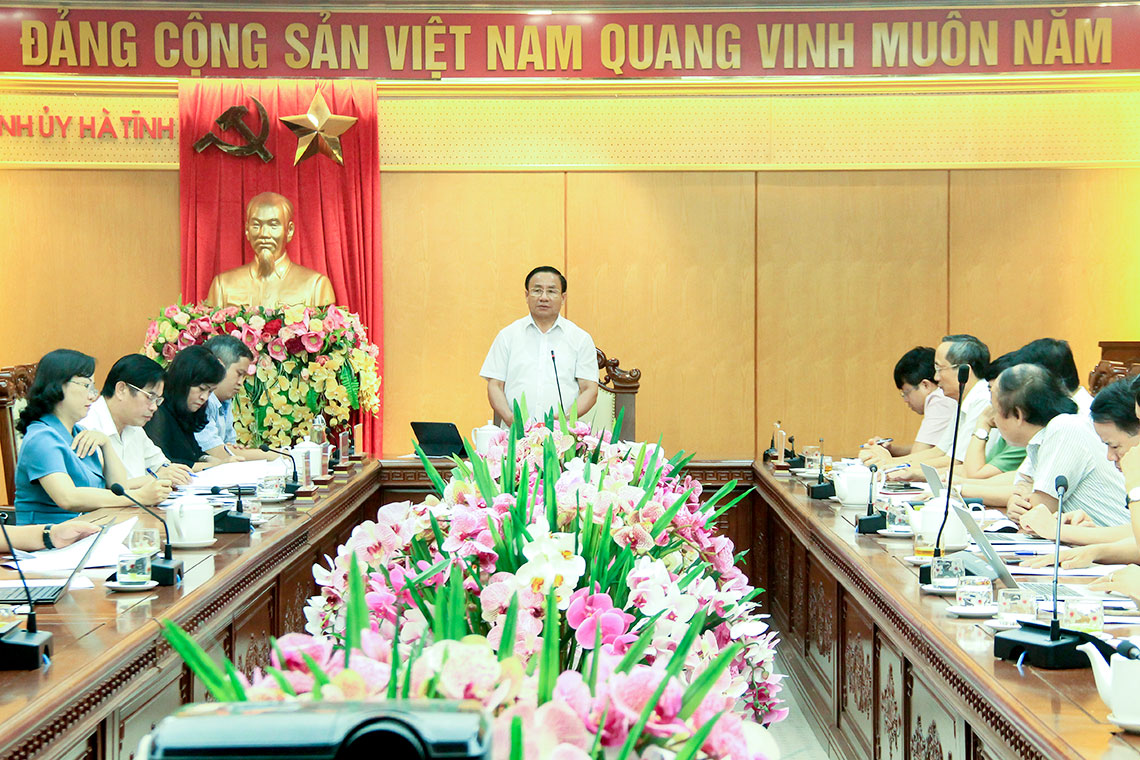 Bí thư Tỉnh ủy Hà Tĩnh: Lấy 30/9 và 30/12 làm 2 mốc chính để đánh giá giải ngân đầu tư công