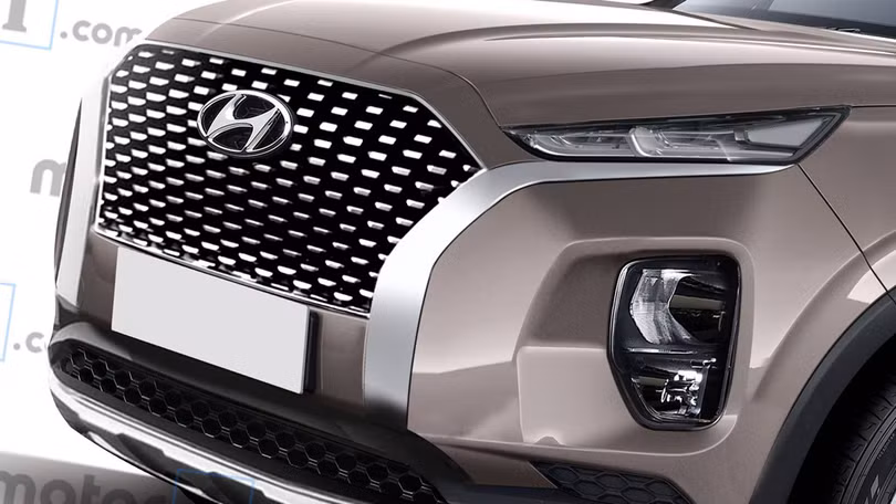 Hyundai Palisade - phiên bản cơ bắp của Santa Fe lộ diện