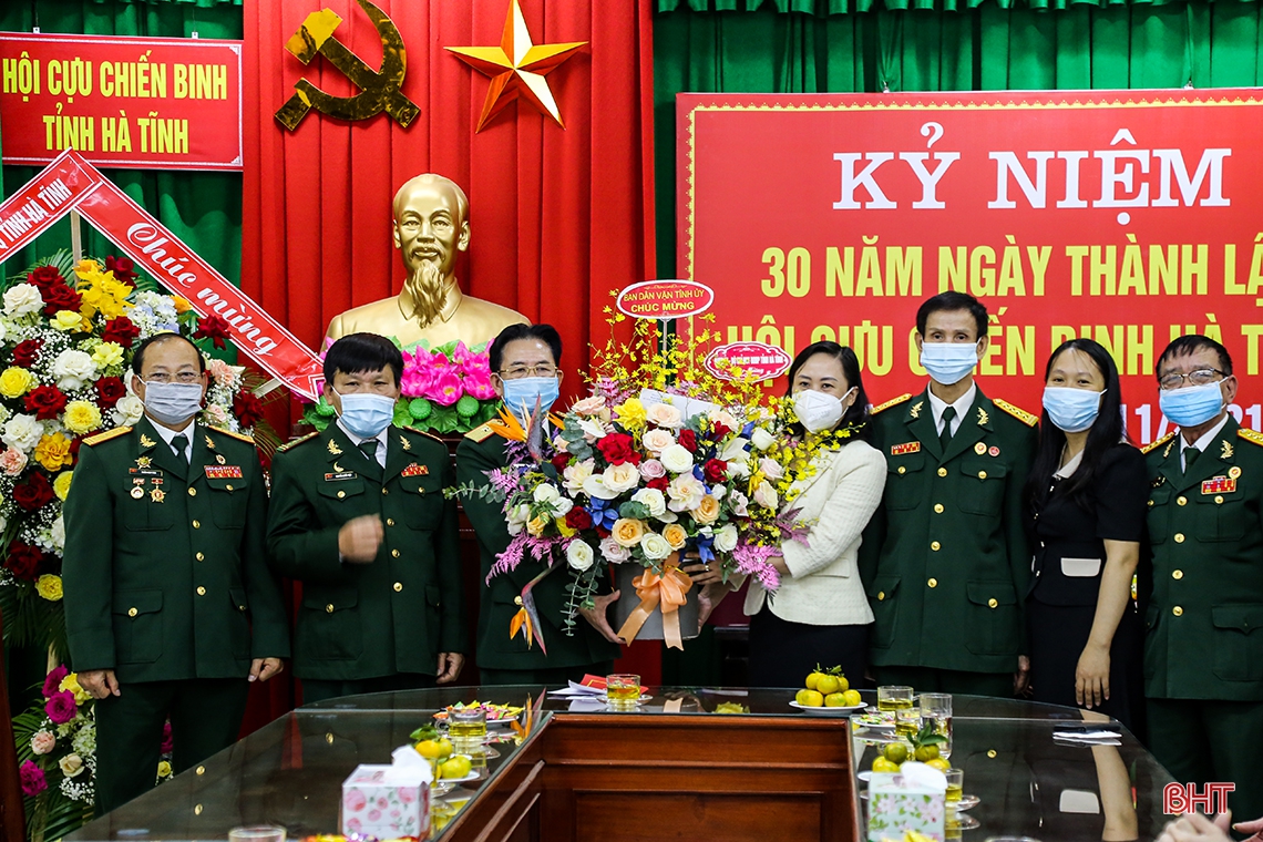 Lãnh đạo tỉnh chúc mừng ngày thành lập Hội Cựu chiến binh Hà Tĩnh
