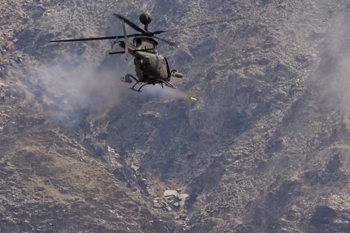 Trực thăng “chiến binh” trinh sát OH-58D Kiowa của quân đội Mỹ