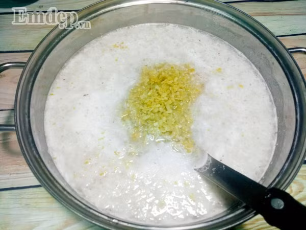 15 phút có bát chè cốm sữa dừa thơm ngon cho ngày đầu tuần