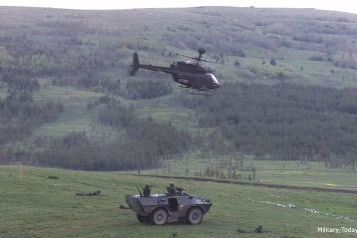 Trực thăng “chiến binh” trinh sát OH-58D Kiowa của quân đội Mỹ