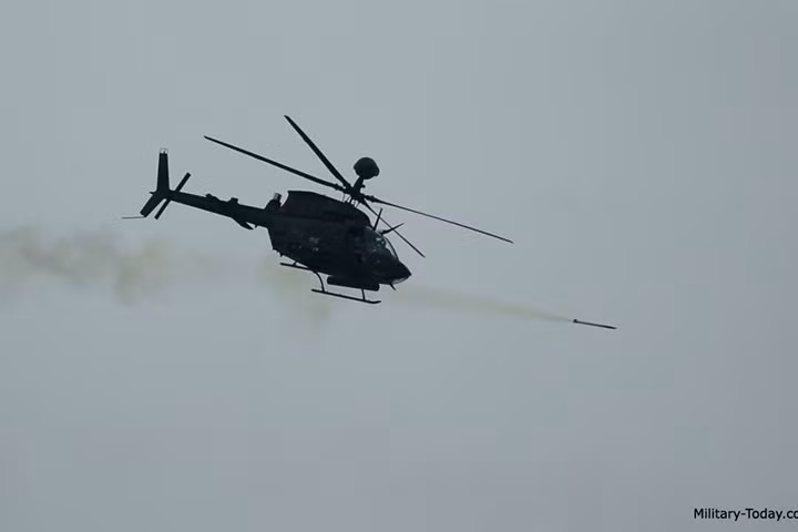 Trực thăng “chiến binh” trinh sát OH-58D Kiowa của quân đội Mỹ