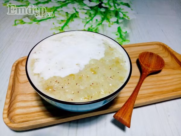 15 phút có bát chè cốm sữa dừa thơm ngon cho ngày đầu tuần