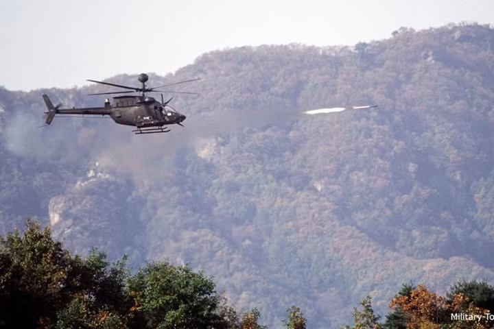 Trực thăng “chiến binh” trinh sát OH-58D Kiowa của quân đội Mỹ