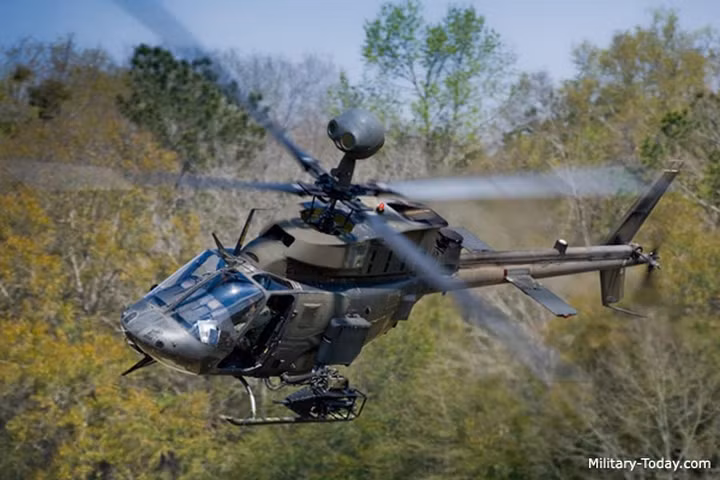 Trực thăng “chiến binh” trinh sát OH-58D Kiowa của quân đội Mỹ