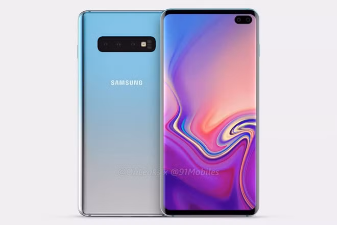 Xuất hiện hình ảnh của Galaxy S10 Plus với kiểu dáng mới