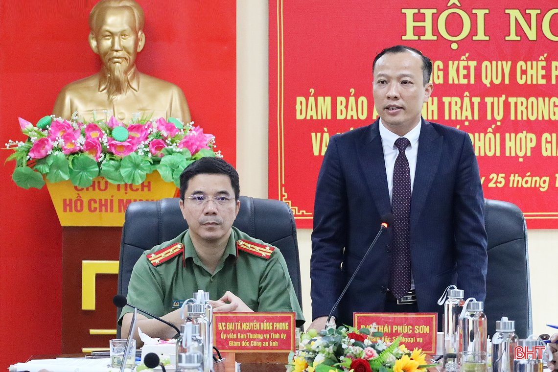 Phối hợp đảm bảo an ninh trật tự trong hoạt động đối ngoại
