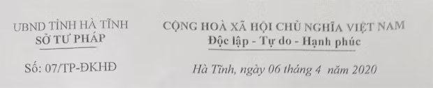 Văn phòng công chứng Hồ Thanh Lộc đi vào hoạt động