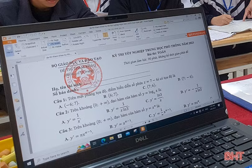Các trường học ở Hà Tĩnh điều chỉnh kế hoạch ôn tập cho học sinh 12