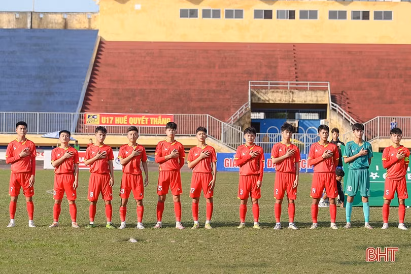 U17 Hồng Lĩnh Hà Tĩnh vào VCK U17 quốc gia sau 6 năm chờ đợi