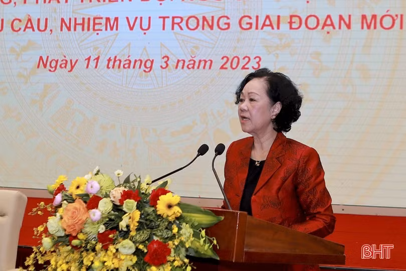 Xây dựng đội ngũ cán bộ nữ đáp ứng yêu cầu, nhiệm vụ trong giai đoạn mới