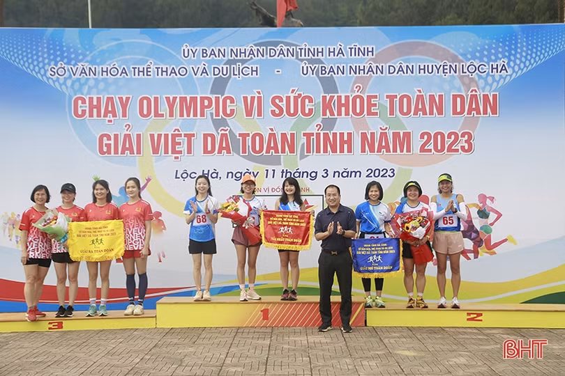 Thành phố Hà Tĩnh nhất toàn đoàn Giải Việt dã toàn tỉnh 