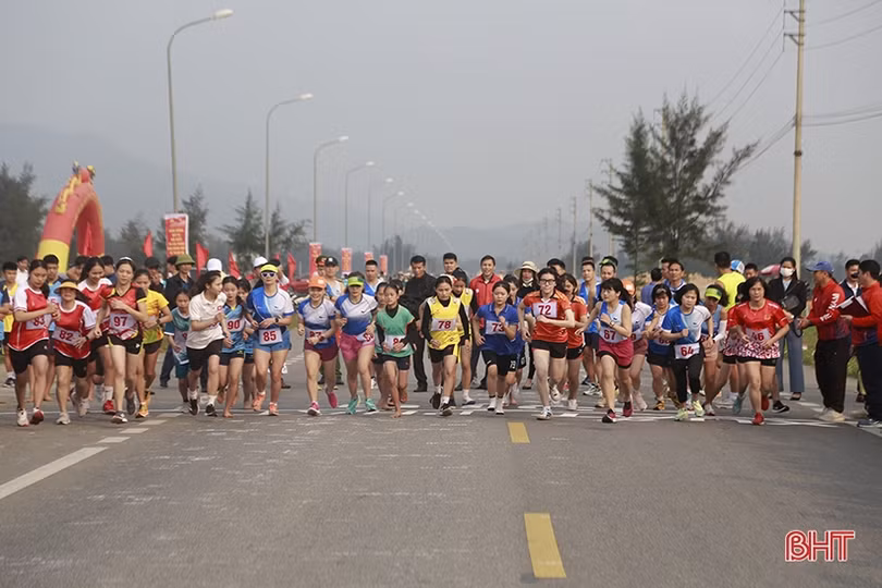 Thành phố Hà Tĩnh nhất toàn đoàn Giải Việt dã toàn tỉnh 
