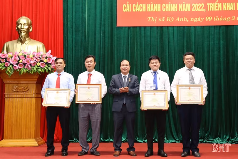 Thị xã Kỳ Anh đạt thứ hạng cải cách hành chính cao nhất từ trước đến nay
