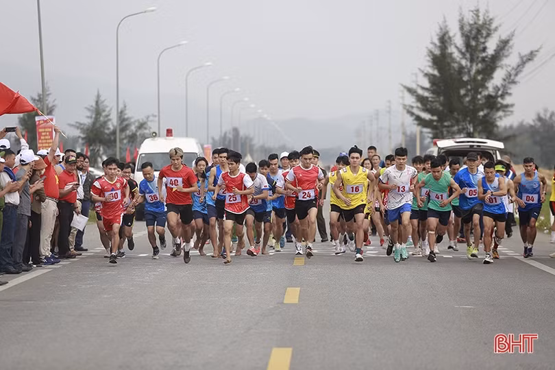 Thành phố Hà Tĩnh nhất toàn đoàn Giải Việt dã toàn tỉnh 