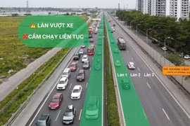 CSGT: Sẽ xử lý nghiêm xe chạy chậm bám làn trái cao tốc