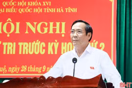 Đoàn Đại biểu Quốc hội Hà Tĩnh tiếp xúc cử tri các địa phương