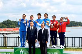 Việt Nam lần đầu giành huy chương canoeing ở ASIAD