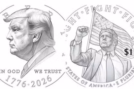 Đồng xu 1 USD có hình Tổng thống Donald Trump được đưa vào lưu thông