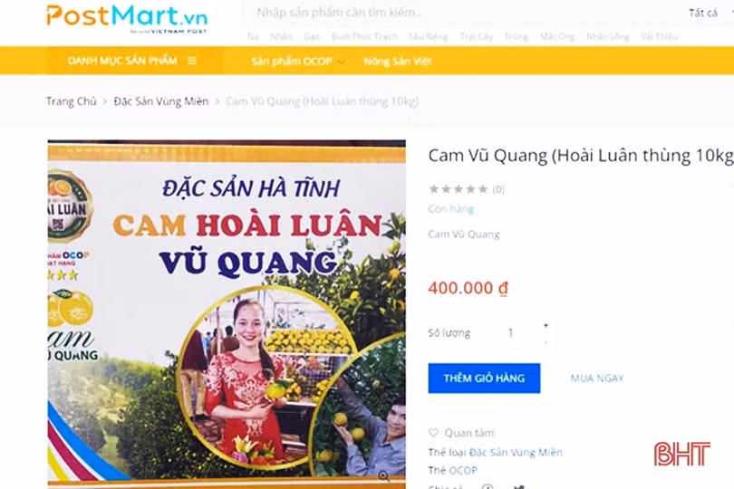 Thúc đẩy sản xuất, lưu thông, tiêu thụ và xuất khẩu nông sản Hà Tĩnh