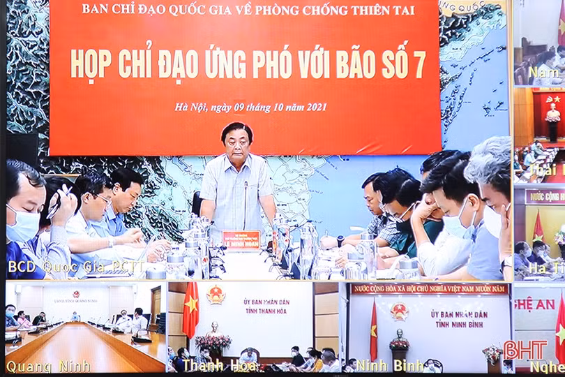 Theo dõi sát diễn biến bão số 7 để tổ chức ứng phó phù hợp